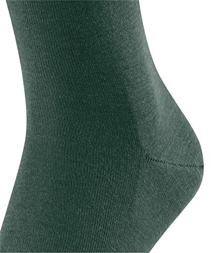 FALKE Herren Socken Airport M So Wolle Baumwolle einfarbig 1 Paar, Grün Hunter Green 7441, 43-44