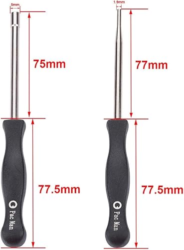 Miniatura 7 de HIPA Paquete de 12 herramientas de ajuste de carburador kit de ajuste de carburador para motor pequeño de 2 ciclos para motosierra Poulan Husqvarna