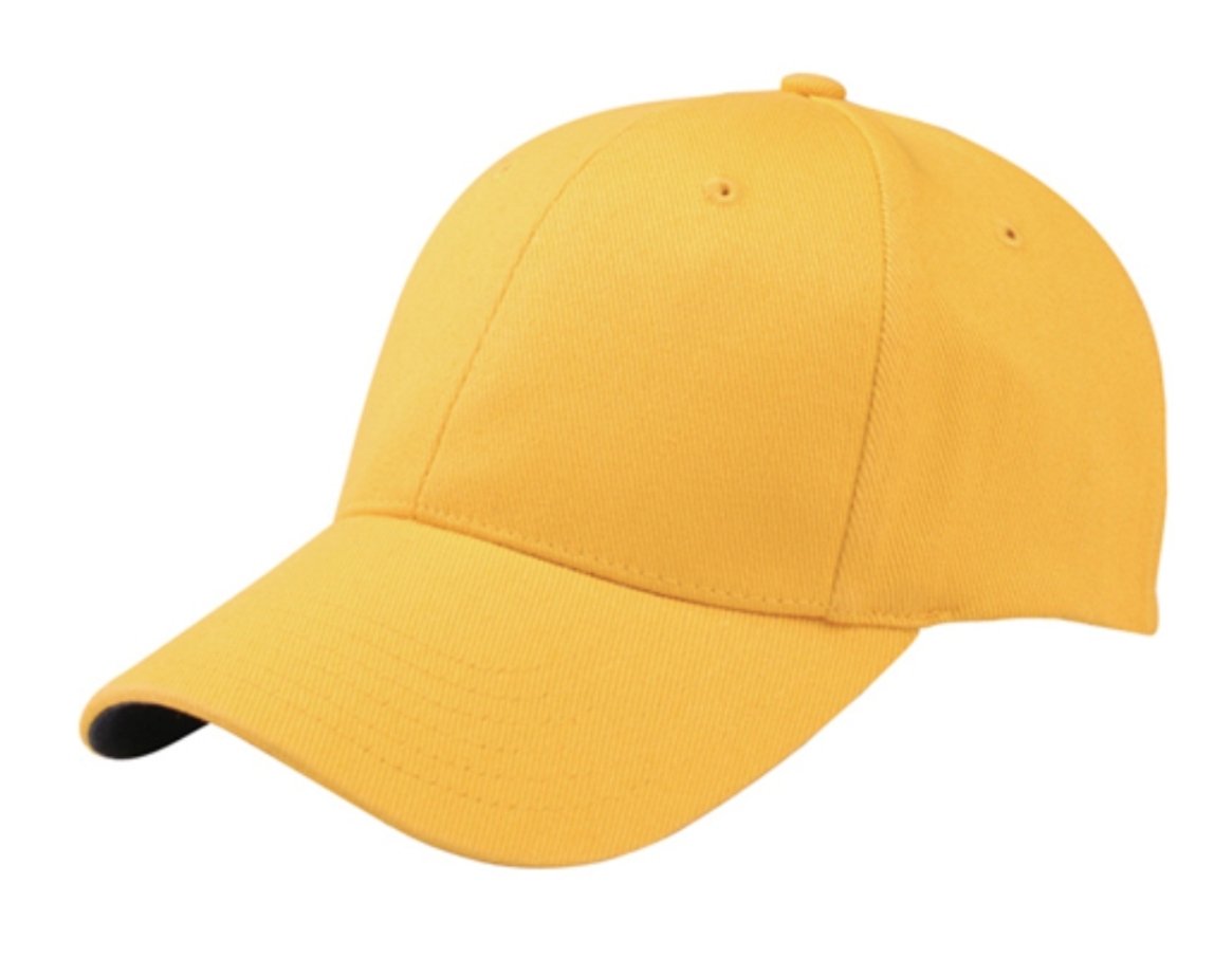 G Men's Low Profile Washed Twill Fitted Flex Cap (Gold Yellow