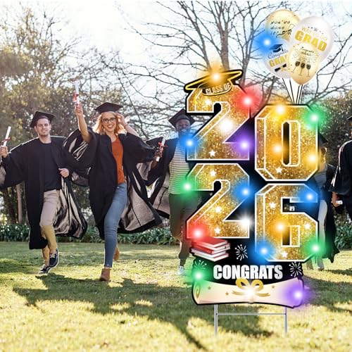 Class of 2026 Graduation Yard Sign - Waterproof Outdoor Decor - Image 6