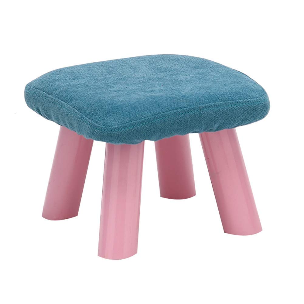 Tabouret canapé en tissu et petit marchepied repose-pieds de maison