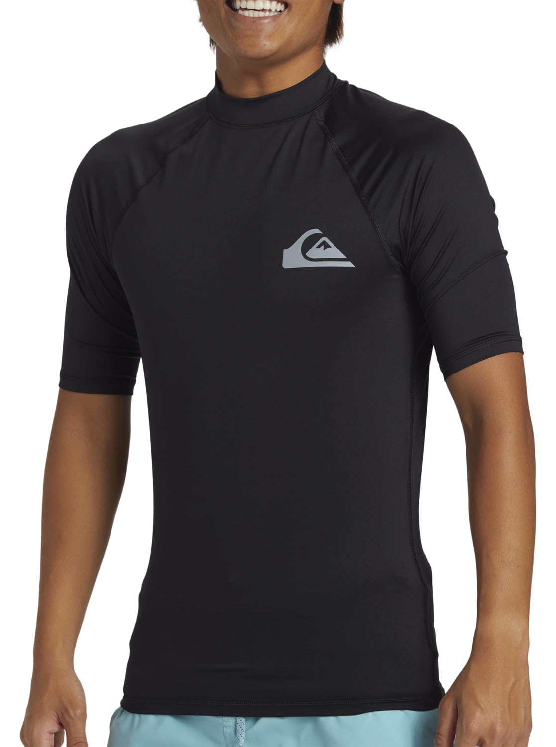 Quiksilver Everyday - Camiseta de Surf de Manga Corta con Protección Solar UPF 50 para Hombre