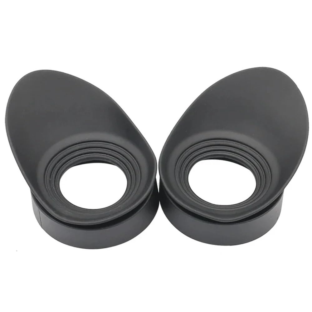 Microscope Accessories Kit 2 PCS 40mm Rubber Eyepiece Eye Shield Cups Binoculars Eye Guards Caps for Microscope Eyepiece Telescopes Eyecups Microscope Slides