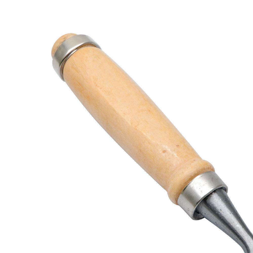 SENRISE - Kit de formones de acero con mango de madera. Juego de formones fabricados en acero de alta velocidad y con virolas de latón. Juego de herramientas para trabajos en madera, kit de cinceles
