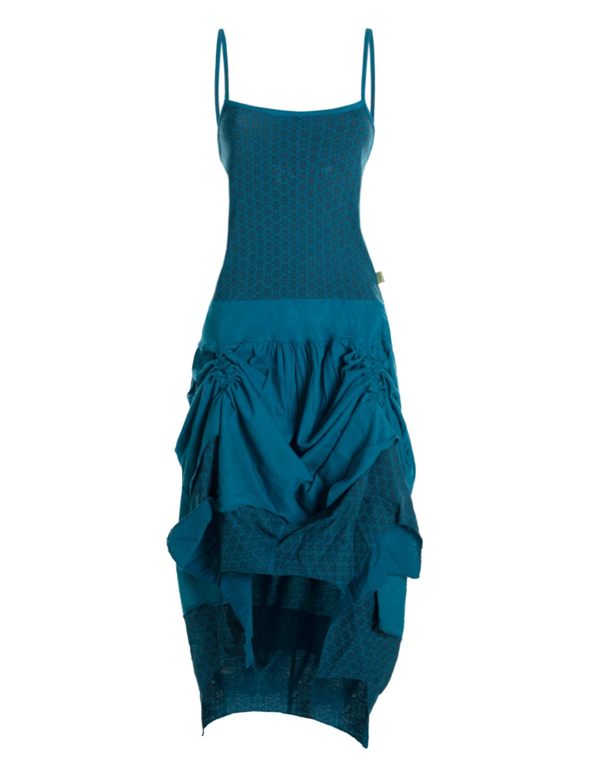 Vishes - Alternative Bekleidung - verstellbares Langes kurzes Sommerkleid Damen Kleider Sommer lang