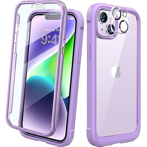 Diaclara iPhone 14 Rugged Case with Screen Protector Cover