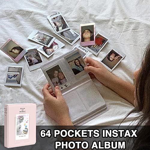 Funda protectora para cámara Instax Mini 12 azul y rosa miniatura 5