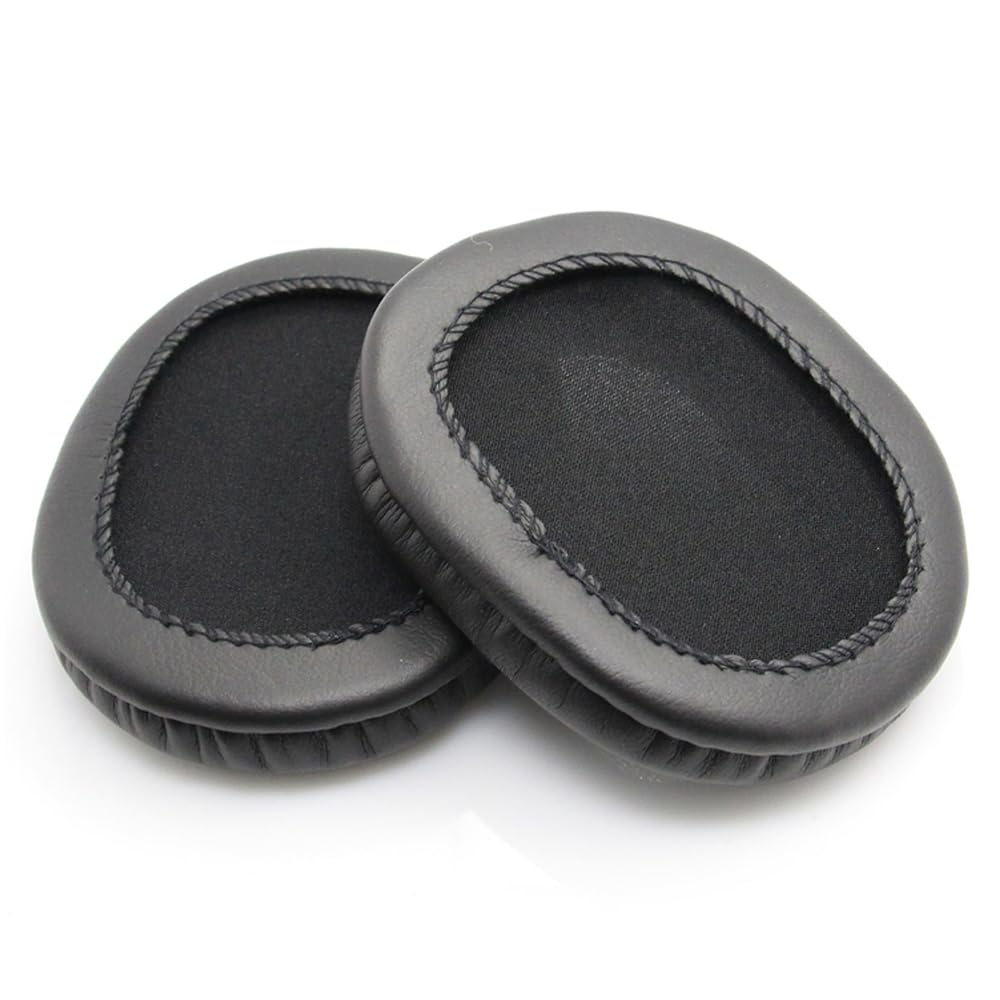 Zapasowe Nausznik do Audio Technica ATH-M50 / M50X / M50XBT / M50RD / M40X / M30X / M20X / MSR7 / SX1 Słuchawek od MMOBIEL - Memory Foam i Protein PU Wymienna Poduszka Uszu - Pady Nauszne - Czarny
