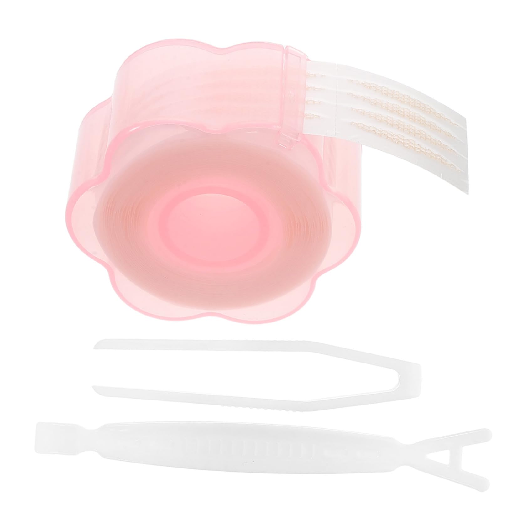 Gogogmee Lace Eyelid Tape Olive Adhesive Water-activated Double Eyelid Strips for Sensitive Skin