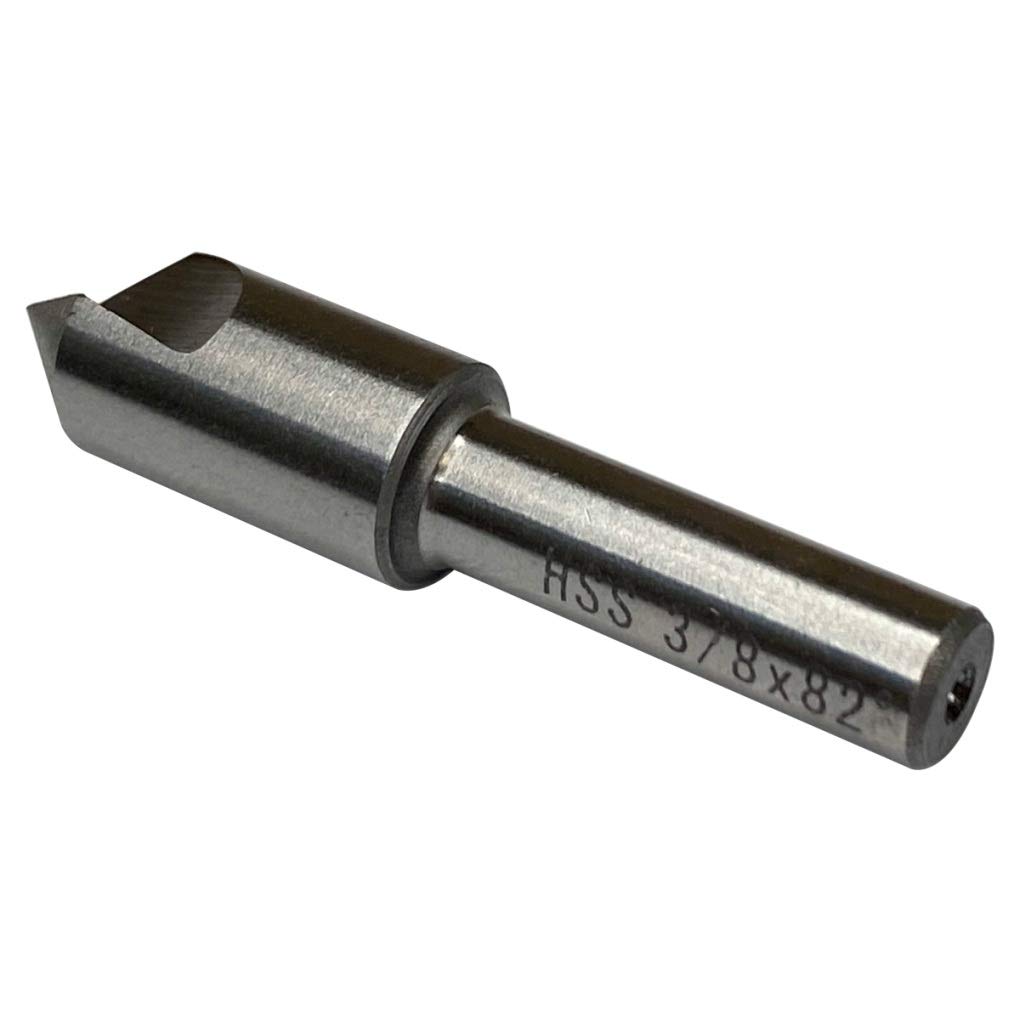 HHIP 3/8" HSS Countersink - 82 Degree Single Flute -2