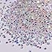 10000Pcs Tiny Rhinestones 1.2mm Clear AB Flatback Glass Pixie Crystals, Iridescent Gems Long Lasting Shine Small Sugar Beads Dust Charms for Nail Design DIY Crafts Accessories