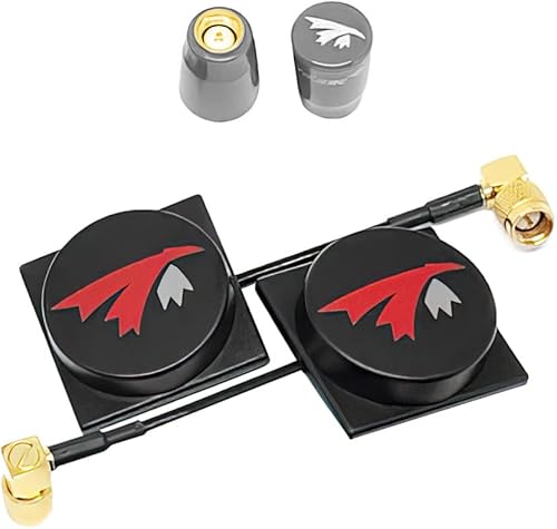 TrueRC X-AIR 5.8GHz MK II Antena Stubby Combo - Gafas HDZERO - LHCP