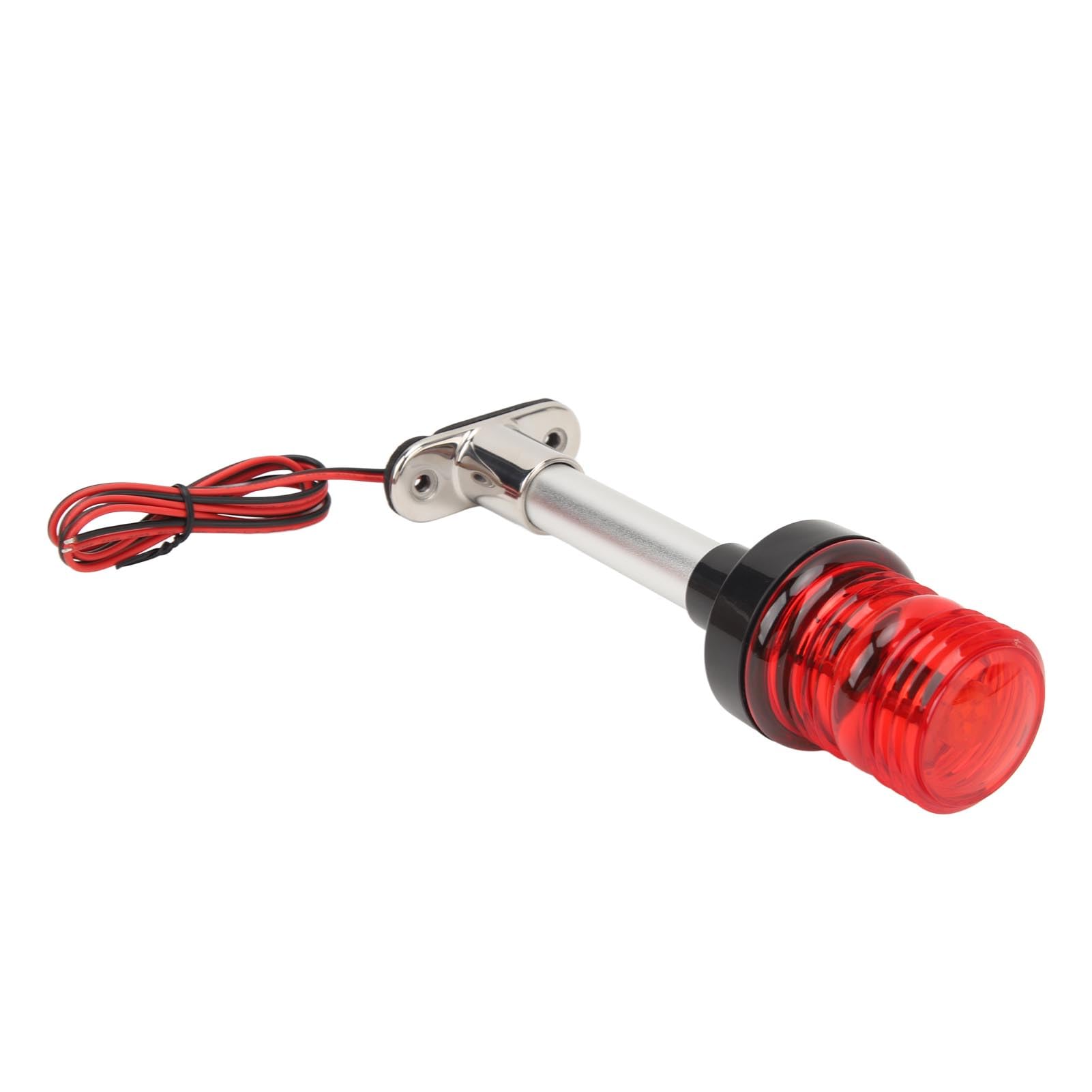 Yosoo Health Gear Luce di Poppa per Barche, Luce di Navigazione a LED a 360 Gradi con Base in Acciaio Inossidabile 316, 33 LED Oltre visibilità 2NM DC 12V 24V per Barche da Pesca Yacht Uso Marino