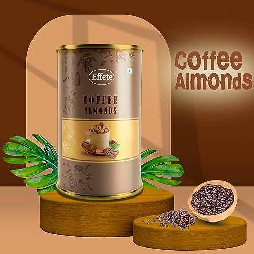 Image of Effete Coffee Almond - Chocolate Coated Coffee Almonds (96 g) - Crunchy Nuts Drenched in Smooth Milk Chocolate - Sweet Snack & Best Choice for Gifting an Occasions - Healthy Treat for All Ages