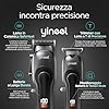 Yineel Tagliacapelli Professionale Uomo, Macchinetta per capelli e Barba Senza Fili con Display LED, Tagliacapelli elettrico con Lama in Ceramica, 300 Min Autonomia, Ricarica USB-C