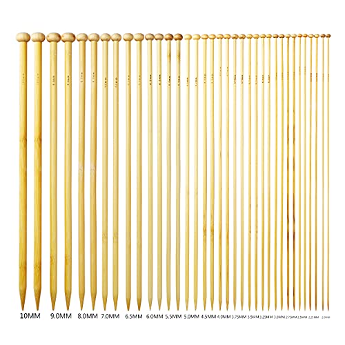 Image of Professional Knitting Tools Pack, Included 36 Pcs Knitting Needles and Accessories and Portable Case, Durable and Beautiful Knitting DIY Kit for Any Project