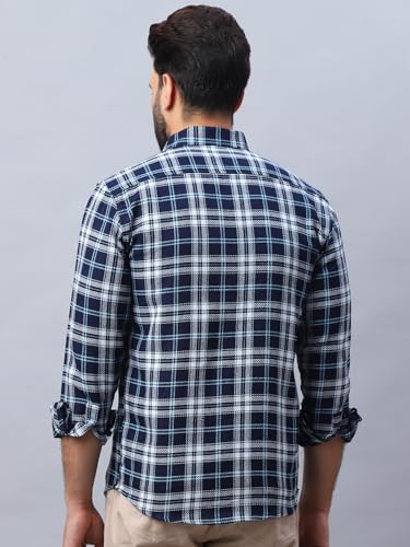 Image of Indian Needle Men's Striped Regular Fit Shirts