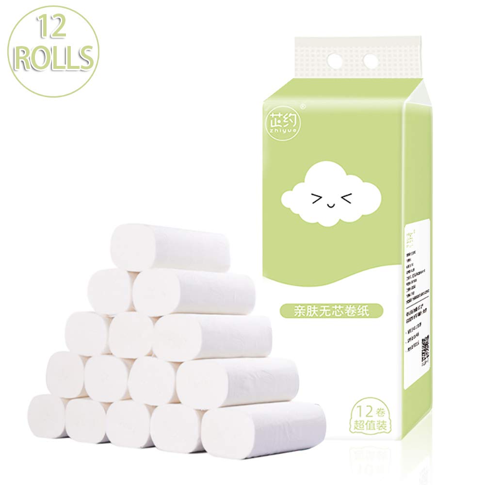 36 Rolls Toilet Paper Ultra Strong, 4-Ply Soft Ultra Professional White Toilet Paper, Value Size Advanced Bath Tissue Rolls, Silky & Smooth Soft Home Kitchen Toilet Tissue