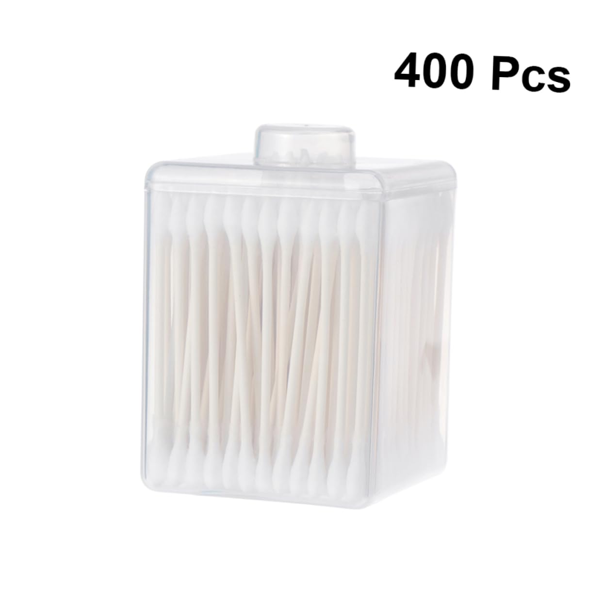 Mikinona Multipurpose Beauty Cotton Swabs 400pcs Double-ended Makeup Remover Swabs for Face Eyes