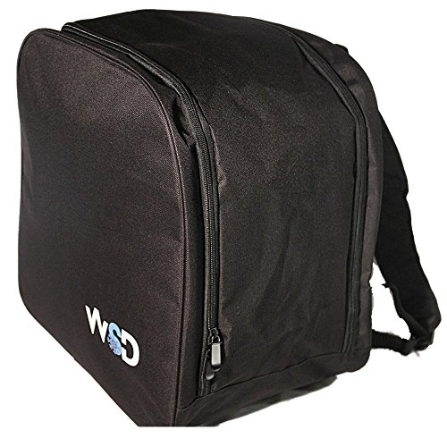 WSD Boot Backpack Ski Snowboard Boots Backpack Snow Sports Bag Ski Gear (Black)
