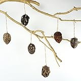 Natural Mixed Feather Christmas Ornament - Xmas Balls Decorations Fall Decor