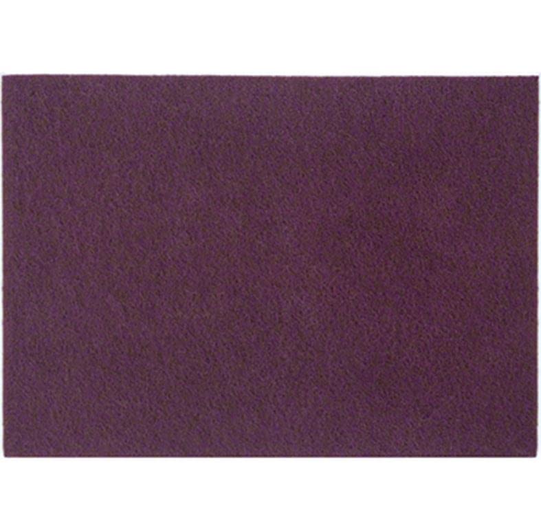 JaniSource Maroon Scrubbing Floor Pads, 14" x 20" (Case of 10)