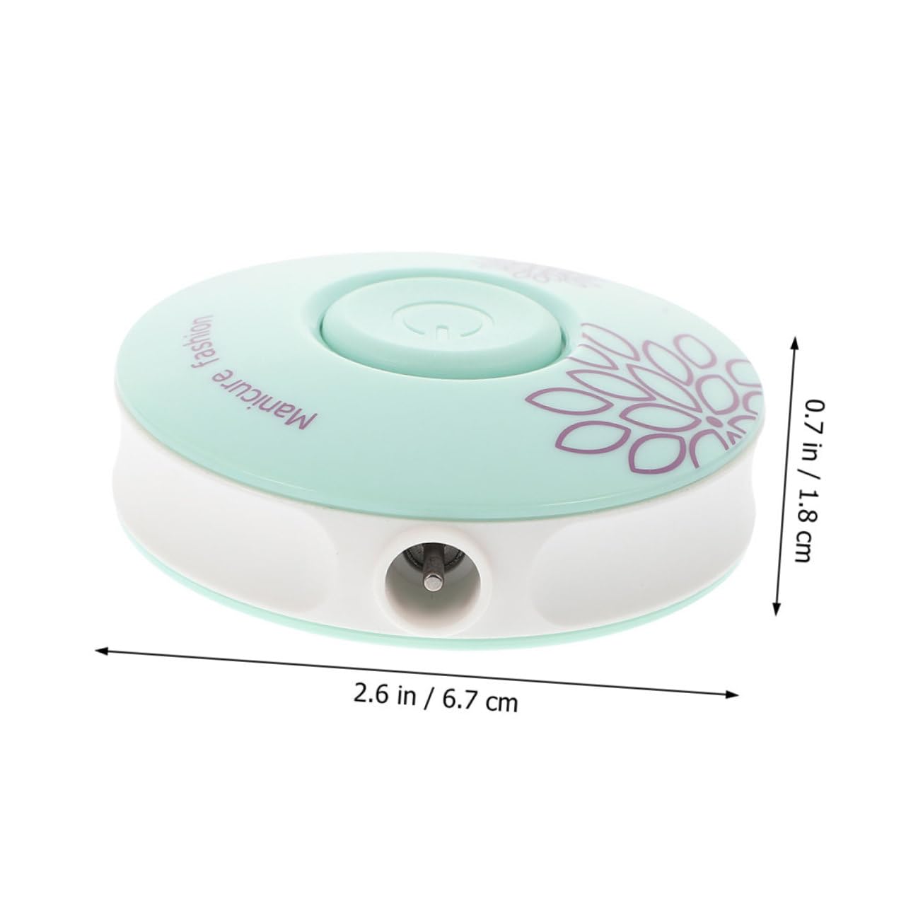 Abaodam 3sets Trimmer Per Unghie Per e Adulti Per Manicure e Pedicure Testine Sostituibili Facile Usare Colore Menta