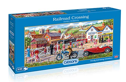 Preisvergleich Produktbild Gibsons Eisenbahn Crossing Puzzle (636 Teile)