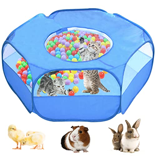 CJWDZ Tienda de campaña para animales pequeños, portátil, pequeña jaula de animales, transpirable, para mascotas, tienda de campaña emergente para exteriores e interiores, conejo, erizo (cubierta) Cover