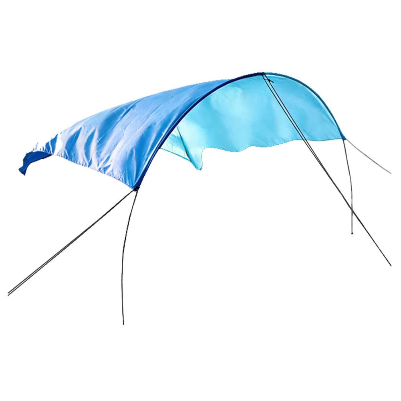 Tragbarer Strand Sonnenschutz, 210T Fallschirm-Nylon reißfest & wasserdicht, 300×300cm/500×300cm Familien-Zelt für 6–8 Personen, Schnellaufbau für Strand, Garten, Pool und Picknick