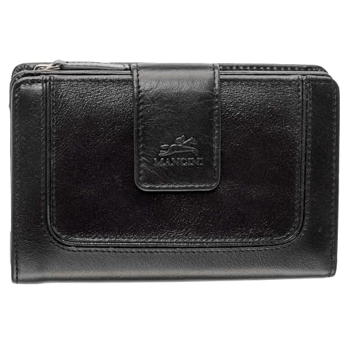 Mancini South Beach RFID Secure Medium Clutch Wallet, Red, Red, One_Size2