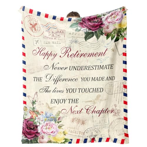Retirement Gift for Woman, Retirement Blanket for Women 2026 Throw 60"x50" - image 1
