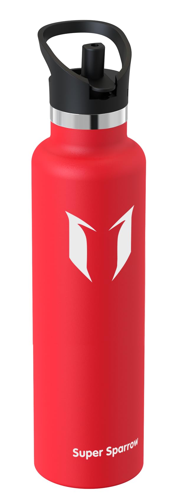 Sparrow Insulated Water Bottle 1L, FlipFlow Metal Water Bottles with Straw Lid, BPA Free