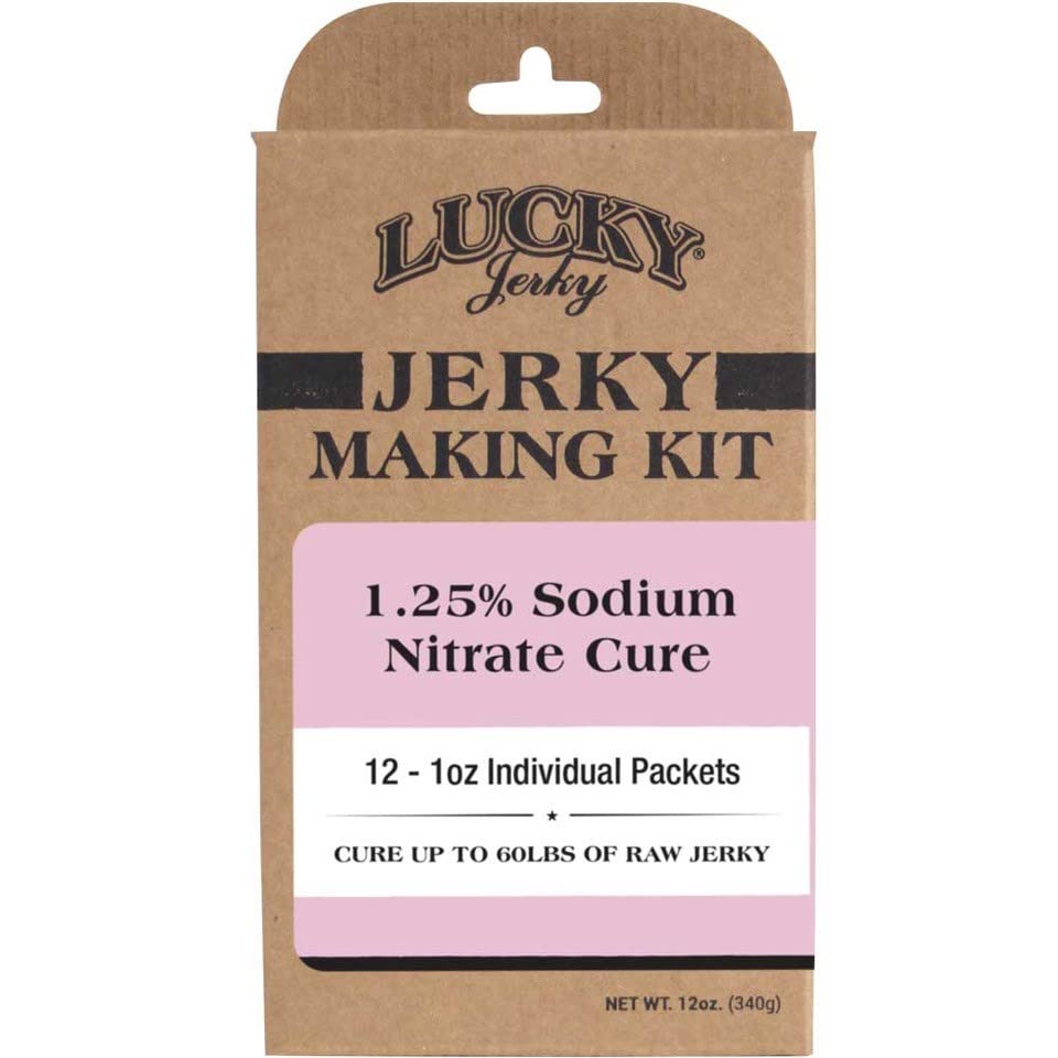 Kit de curación de condimentos Lucky Jerky - Cura 60 libras de carne
