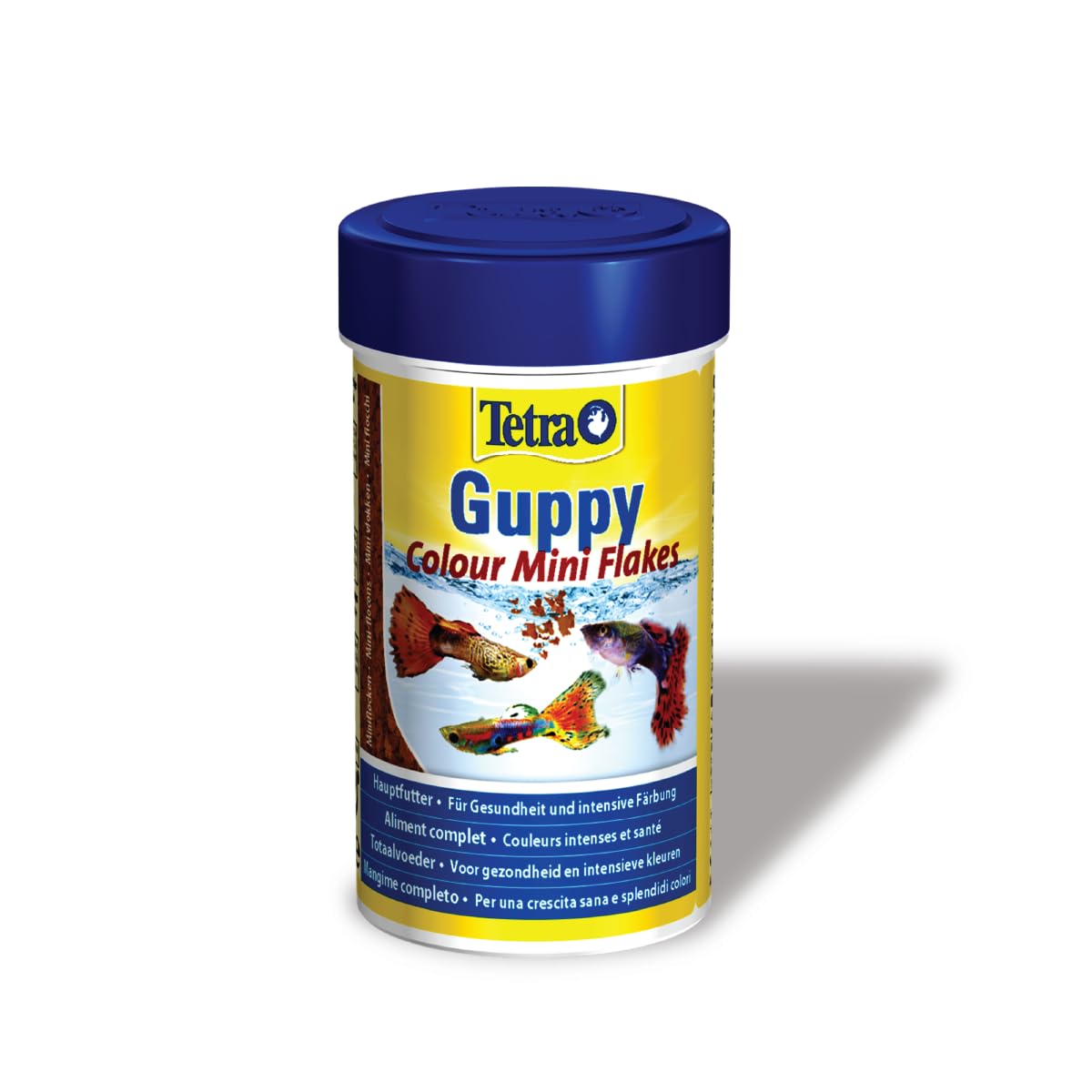 Tetra Guppy Colour Mini Flakes Complete Fish Food Natural Colour Enhancers And Healthy Immune System Bioactive Formula For Guppies Rich In Plant Ingredients 30 Gram Pack,All Life Stages