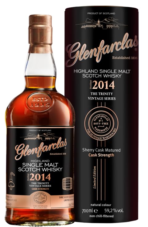 Glenfarclas - The Trinity Vintage Series - The Sherry Casks Vintage 2014 0,7 Liter 59,2% Vol.