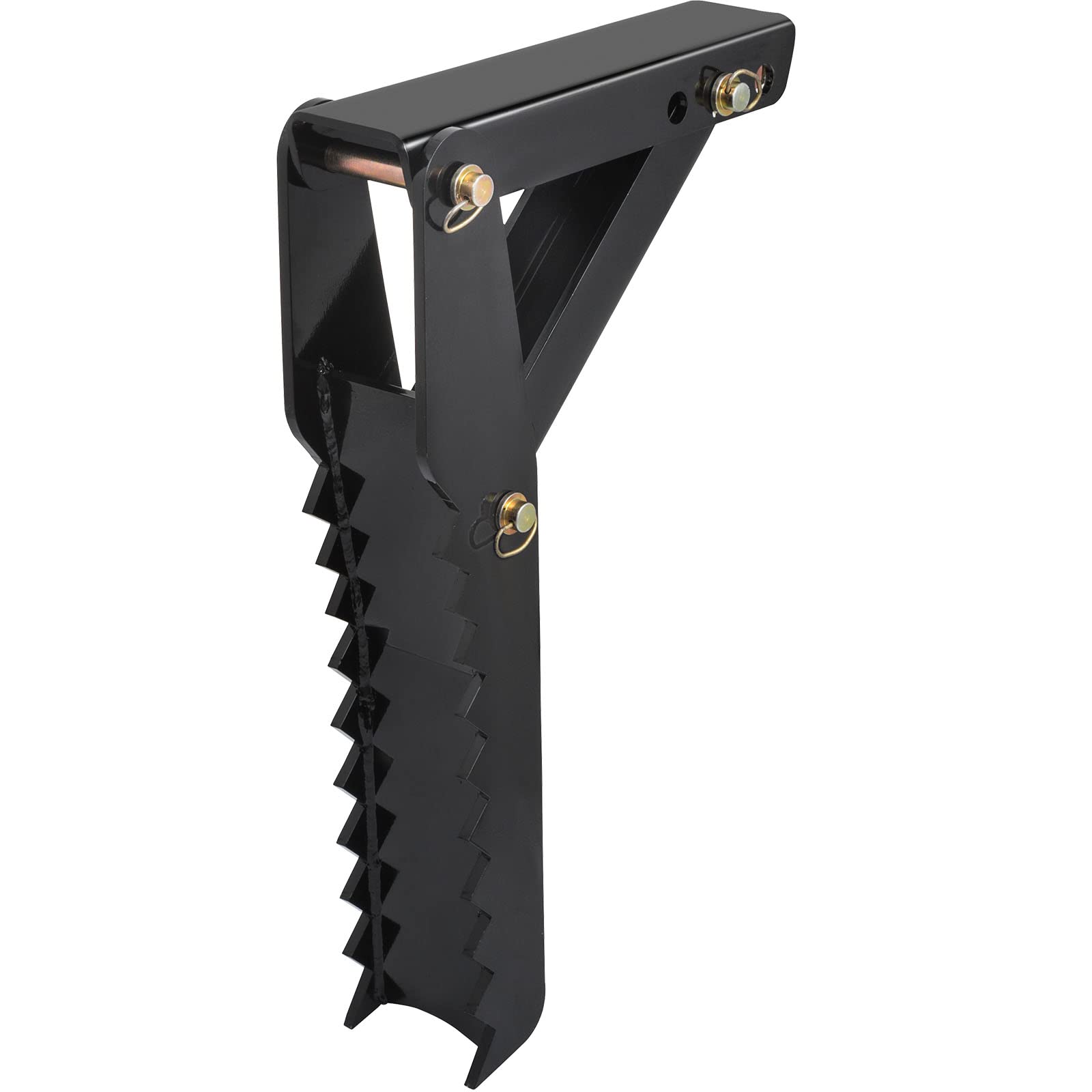 VEVOR Koparko-ładowarka calowa 81,3 cm, grubość zębów 12,7 mm, wytrzymała łopata calowa, spawane uchwyty na kciuki ze stali czarnej, regulowany kciuk mechaniczny do łopaty w stylu retro