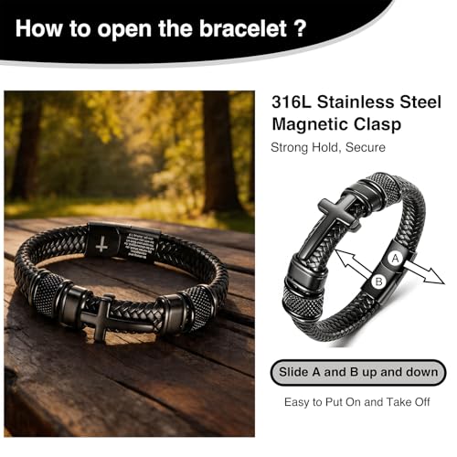 Enjoy Risingsun Christian Cross Bracelet