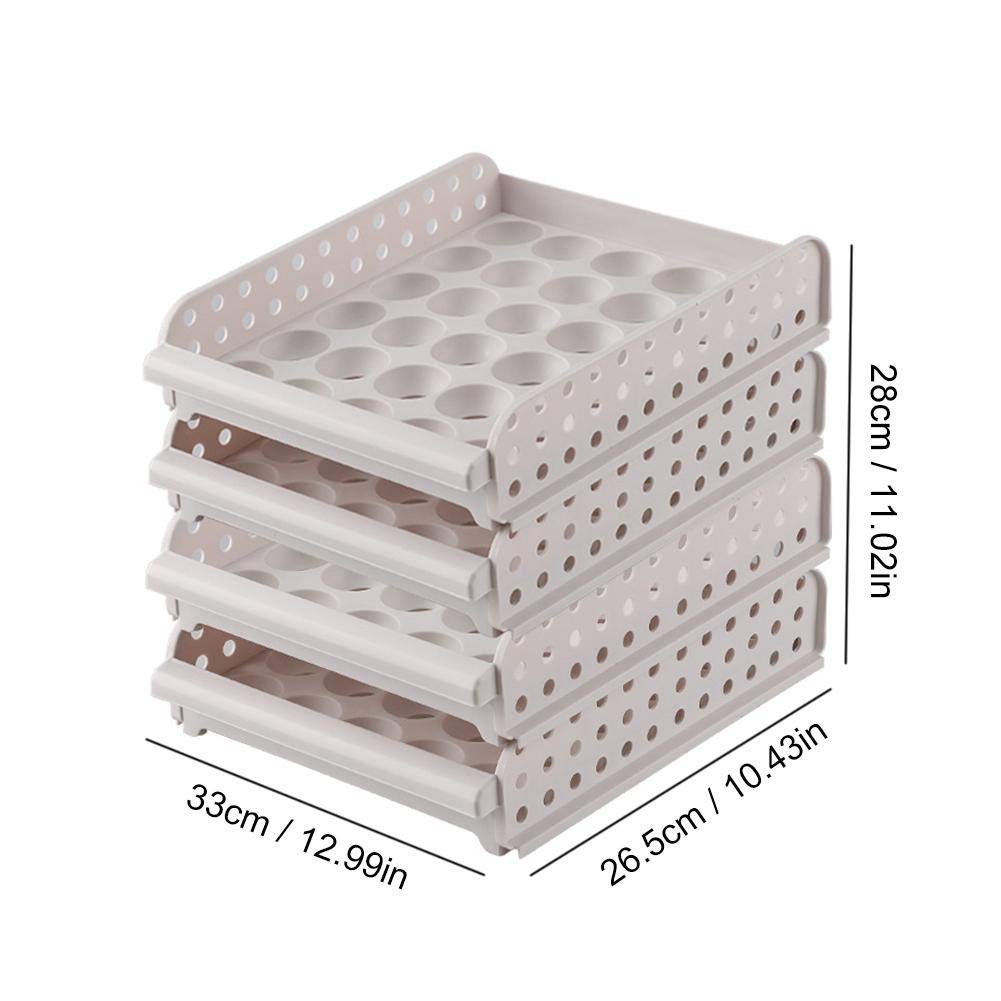 Caja Organizadora De Caja De Huevos para 120 Huevos Caja De Almacenamiento De Huevos De Cocina Caja De Almacenamiento De Huevos De 4 Capas