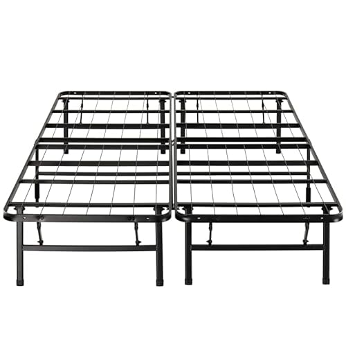 Zinus Smartbase Heavy Duty Mattress Foundation / 14 Inch Metal Platform Bed Frame / No Box Spring Needed / Sturdy Steel Frame / Underbed Storage, Queen #TOP1