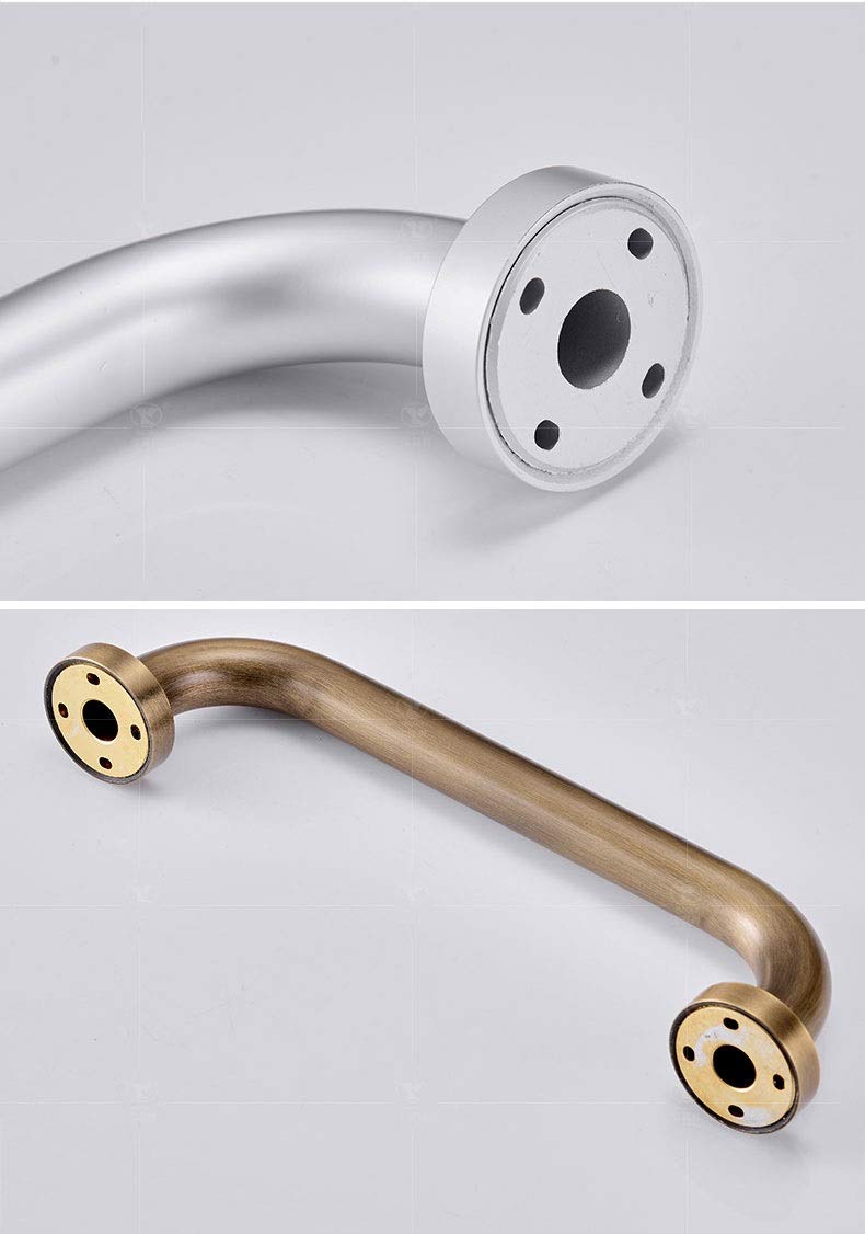 Barra di Supporto di Sicurezza per Bagno, Barre per - Ausili per Vasca da Bagno per disabili e Anziani, Barra Antiscivolo per WC montata a Parete, Asciugamano (Antique-30cm)