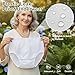 Florith Adult Diaper Cover Plastic Pants, Washable Reusable Waterproof Underwear, Rubber Pants for Adults with Leak Protection, Adjustable Briefs for Incontinence Care​ (White, Large)