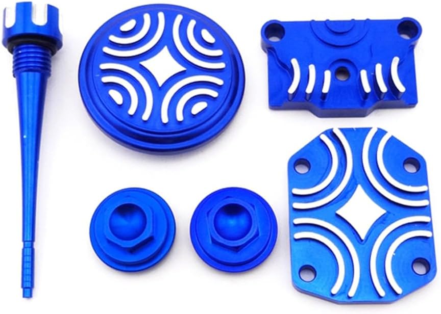 CNC Aluminum Engine Dress Up Kit For Lifan YX Zongshen 50cc 70cc 90cc 110cc 125cc Chinese Pit Dirt Trail Bike Motorcycle (Blue)