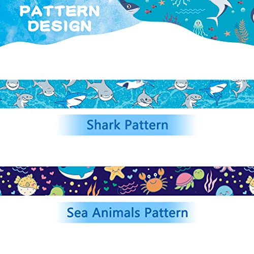 Blue Basic Cat Collars with Bells, 2 Pack Marine Pattern Cat Collars, Breakaway Cat Collar with Quick Release Buckle⦠- Image 3