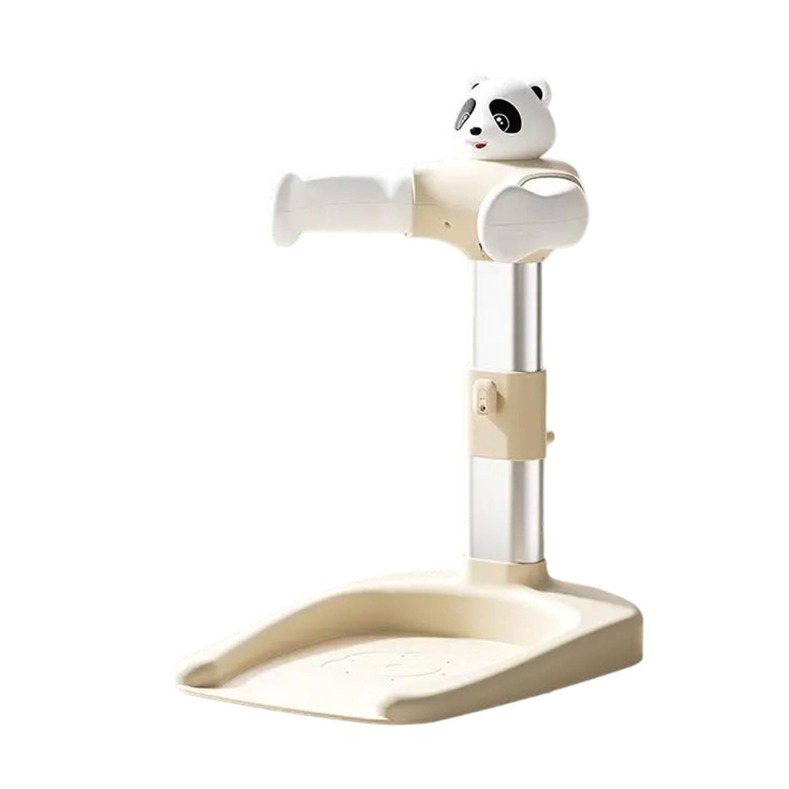 6-gear Adjustable Baby Bath Stand Anti Slip Base Cartoon Shower Holder Rack for Infants Detachable Shower Helper