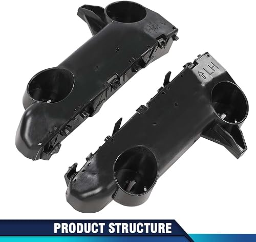 Miniatura 452 de PIT66 Soporte de parachoques delantero compatible con Hyundai Sonata 2011-2015 2 piezas soporte de parachoques delantero izquierdo y derecho