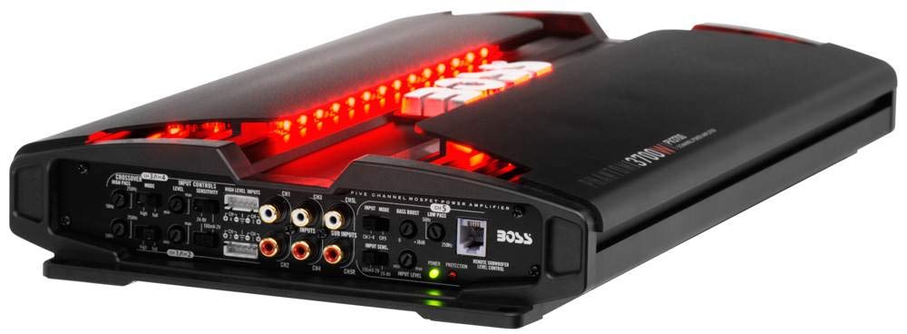 Amazon.co.jp: Boss PV3700 3700W 5チャンネル カーオーディオ アンプ 