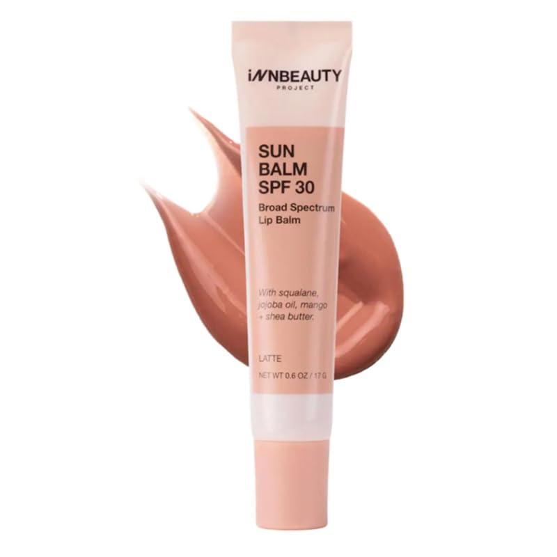 Bálsamo labial com designação técnica Mineral SPF 30 INNBEAUTY Project, Latte, 17 g