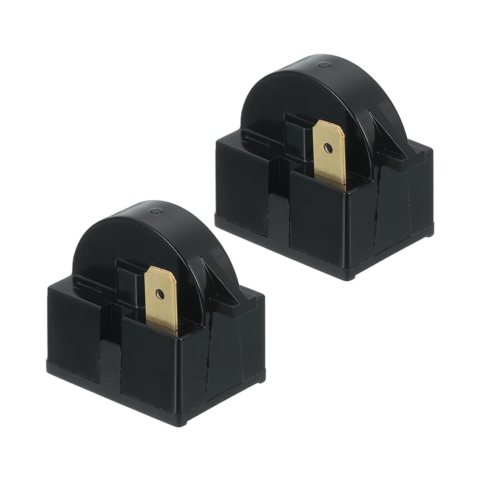 Muiltvoe 2pcs PTC Refrigerator Starter Relay, 4.7 Ohm 3 Pin Fridge Compressor Start Relay