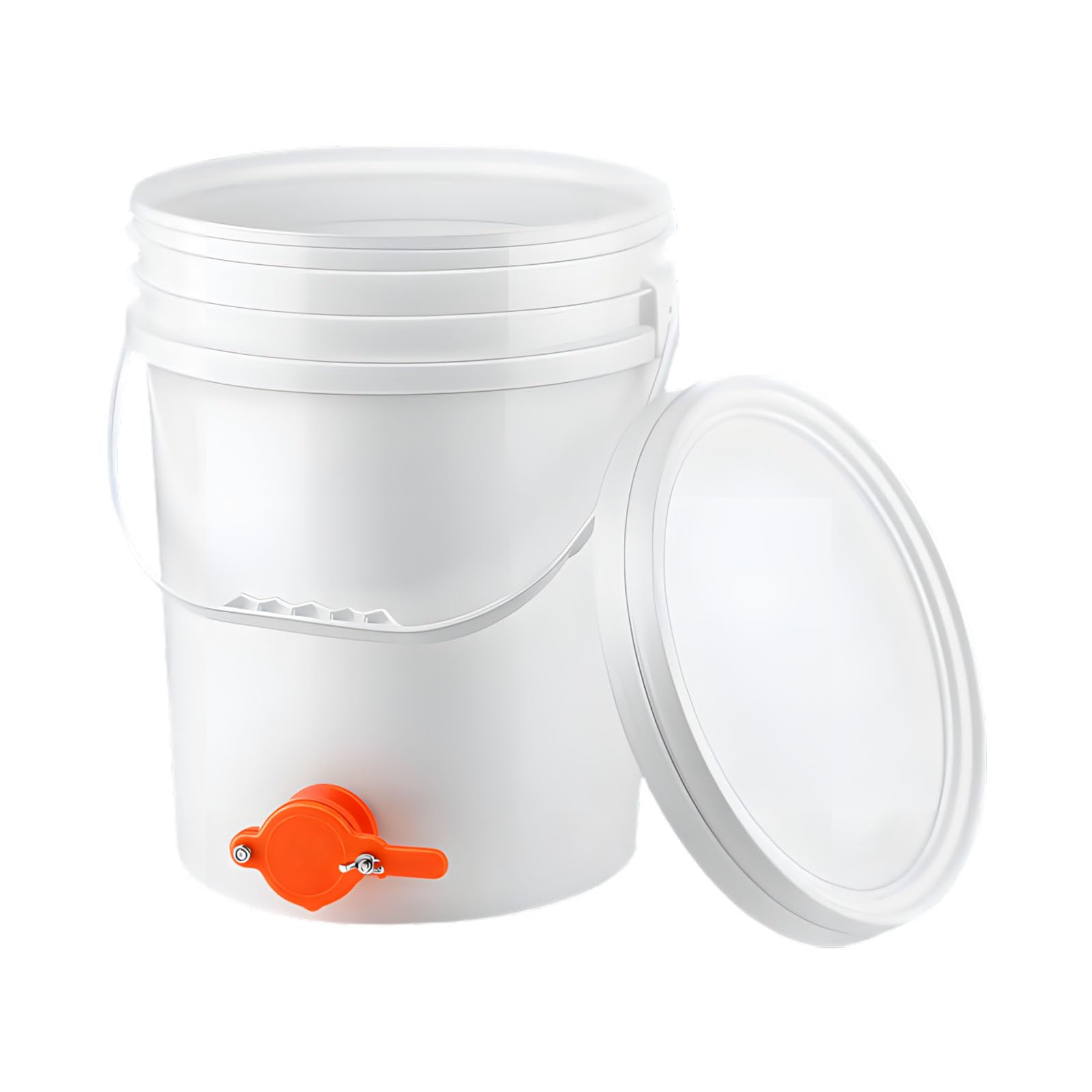 Duty 20 Gallon Liquid Storage Unit Having Integrated Drain for Smooth Collection Process Spill Safe Dear Collection Bucket